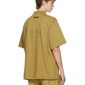 Essentials Khaki Jersey Polo